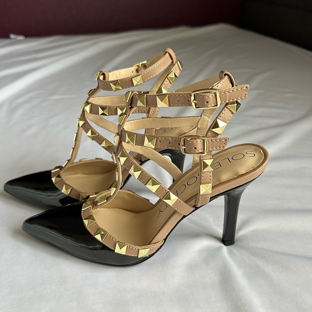 Sole Society high heels, beautiful, new without tag, no box, 3.75 inches…